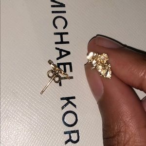 Authentic Gold nugget earrings
